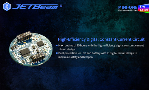 JETBeam MINI ONE 500 lumen USB-C rechargeable keychain light