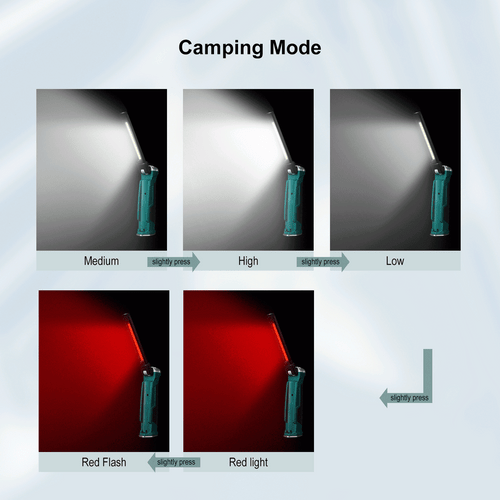 Klarus WL1 folding 550 lumen rechargeable work and camping light