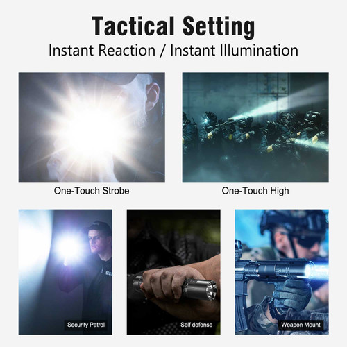 Klarus XT2CR Pro 2100 lumen compact USB-C rechargeable tactical LED torch