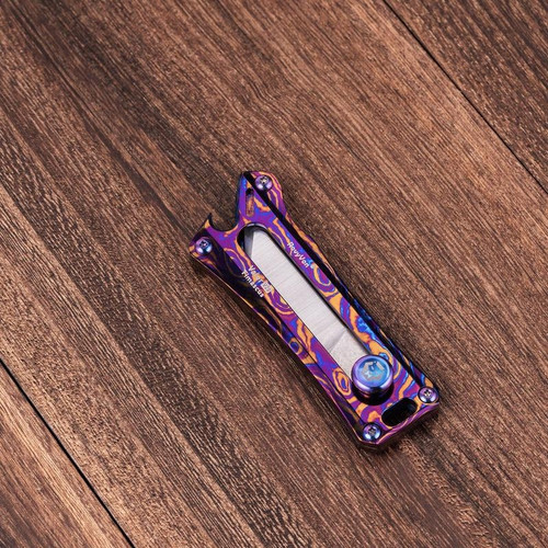 RovyVon Valor V20 limited edition Timascus EDC knife