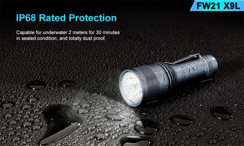 Lumintop FW21 X9L Copper Compact 6500 lumen 810m throw LED torch