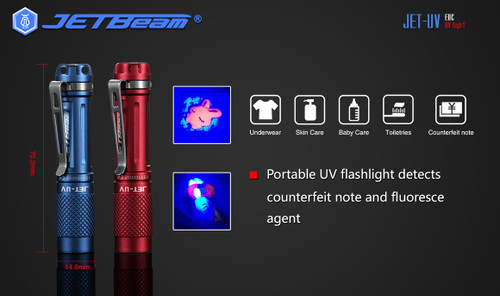 JETBeam JET-UV super compact AAA ultraviolet torch