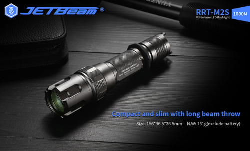 JETBeam RRT-M2S compact 1km 480 lumen LEP torch - LiteShop