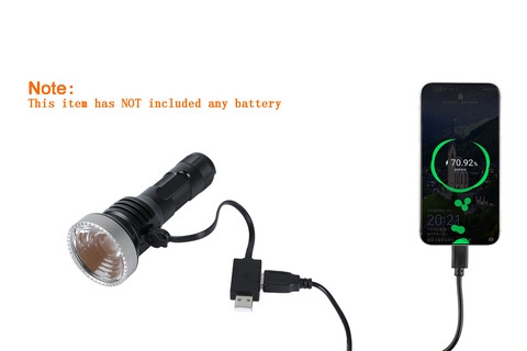 Manker U22 III Compact 2300 lumen 1000m throw rechargeable LED torch