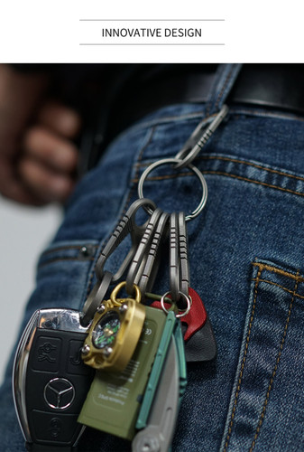 MecArmy CH6K set of 6 mini titanium carabiners