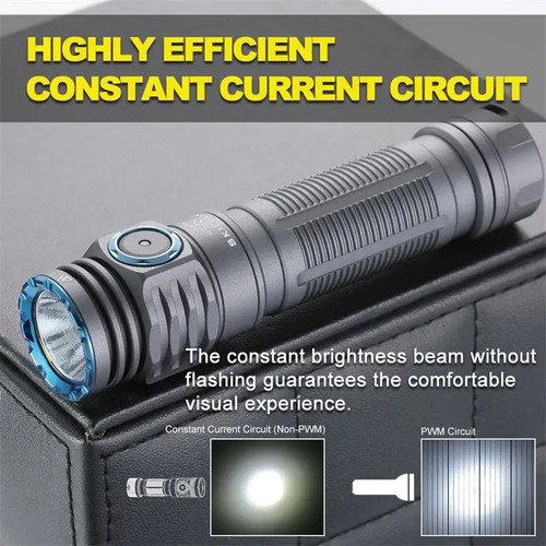 Skilhunt M200 V3 - Compact 1400 lumen magnetic rechargeable torch
