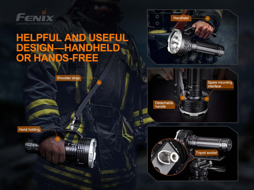 Fenix LR80R powerful 18000 lumen 1.1km rechargeable LED search light
