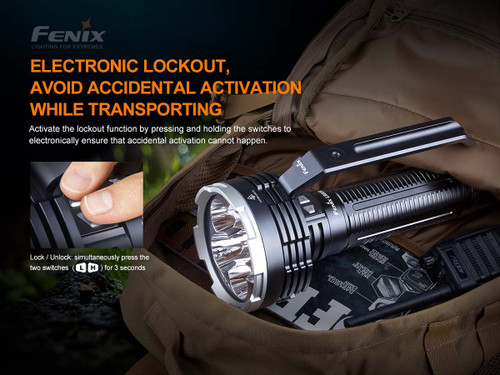 Fenix LR80R powerful 18000 lumen 1.1km rechargeable LED search light