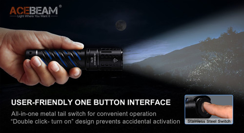 AceBeam E70-AL compact 4600 lumen EDC torch 