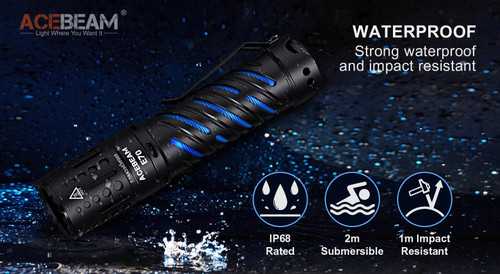 AceBeam E70-AL compact 4600 lumen EDC torch 