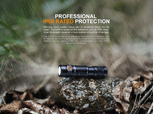 Fenix E05R compact 400 lumen rechargeable keychain light