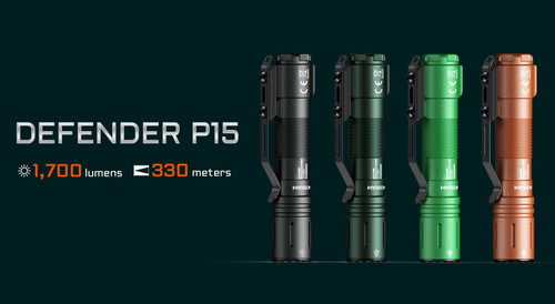AceBeam P15 - EDC 1700 lumen 330m rechargeable LED torch