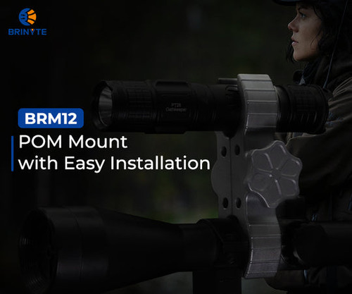 Brinyte BRM12 adjustable scope mount for torches 25-31mm