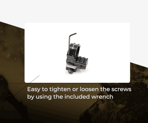 Brinyte BRM11 windage elevation adjustable torch mount