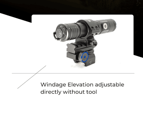 Brinyte BRM11 windage elevation adjustable torch mount