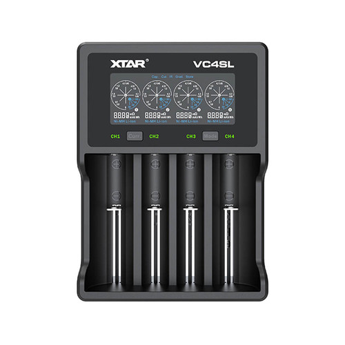 Xtar VC4SL 4 Channel USB-C powered battery charger Xtar VC4SL 4 Channel USB-C powered battery charger