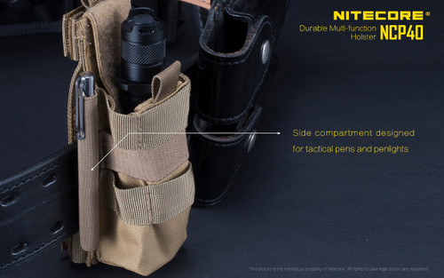Nitecore NCP40 multi-functional tactical durable nylon holster