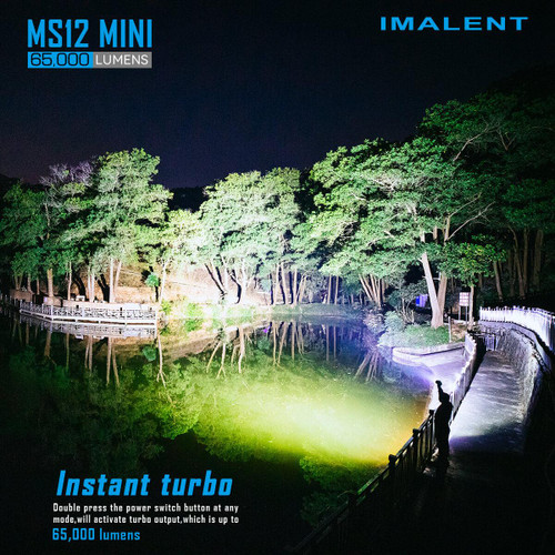 Imalent MS12 Mini Powerful 65000 lumen 1036m rechargeable search light
