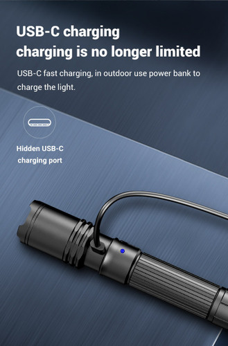 Klarus A1 Pro compact 1300 lumen USB-C rechargeable LED torch