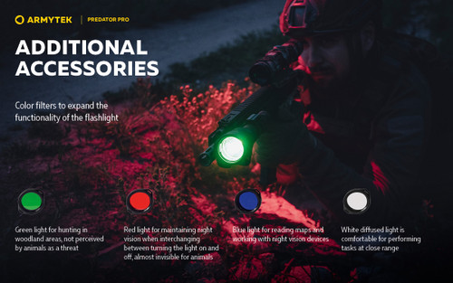 Armytek Predator Pro 1500 lumen 501m throw rechargeable LED torch