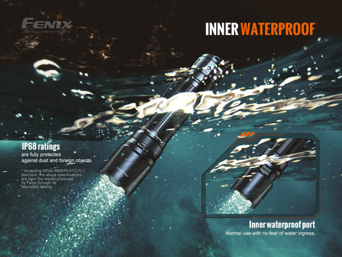 Fenix TK20R V2.0 Compact 3000 lumen rechargeable tactical LED torch