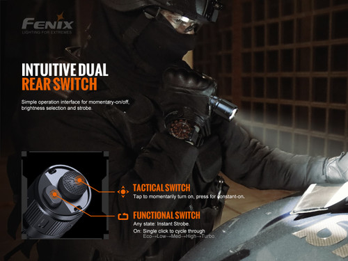 Fenix TK20R V2.0 Compact 3000 lumen rechargeable tactical LED torch