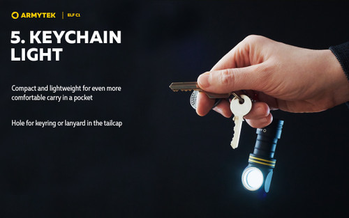 Armytek Elf C1 Compact 1000 lumen USB rechargeable headlamp