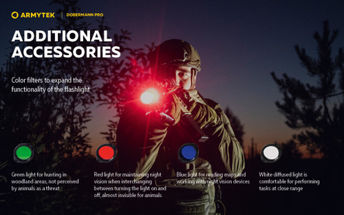 Armytek Dobermann Pro 1500 lumen 368m throw rechargeable LED torch