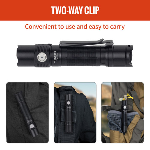 ThruNite TN12 Pro Compact 1900 lumens tactical USB-C rechargeable EDC torch