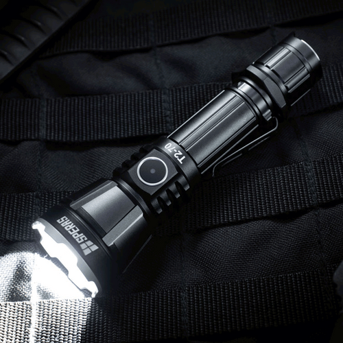 Speras T2-70 Compact 3300 lumen 280m rechargeable LED torch