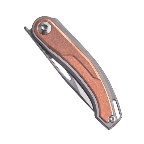Kizer Ki3554A2 Apus Frame Lock Copper Orange 3.03"