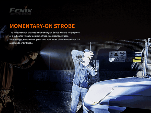 Fenix GL22 Lightweight 750 lumen & Red Laser Rail-mounted Light