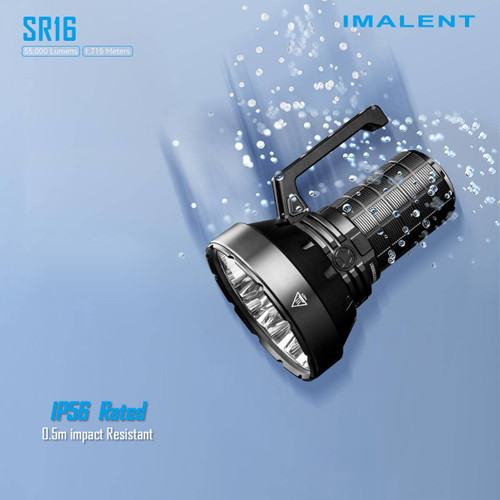 Imalent SR16 Powerful 55000 lumen 1715m throw rechargeable search light
