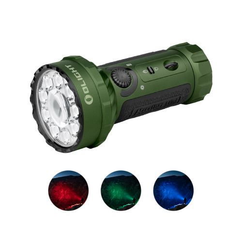 Olight Marauder Mini 7000 lumen RGB LED dual spot and flood torch