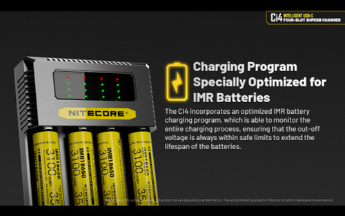 Nitecore Ci4 Four Slot Universal USB-C battery charger