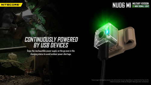 Nitecore NU06 MI Signal And Safety Light – Red, Green, Blue, And IR LEDs, Rechargeable Headlamp
