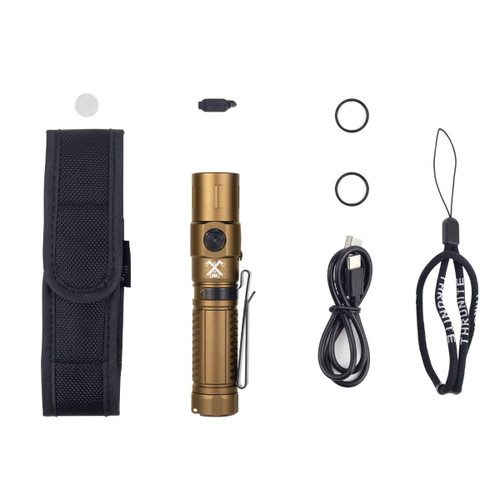 ThruNite TC15 V3 Desert Tan 2403 lumen USB rechargeable LED torch
