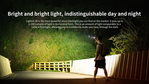 Wuben X0 L-shaped 1100 lumen rechargeable mini torch