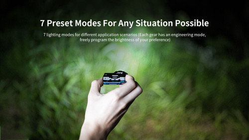 Wuben X0 L-shaped 1100 lumen rechargeable mini torch