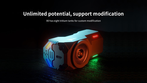 Wuben X0 L-shaped 1100 lumen rechargeable mini torch