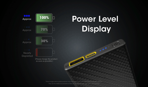 Nitecore CARBO 10000 Carbon fibre 10000mAh ultra lightweight power bank
