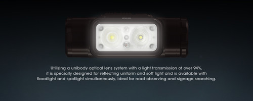 Nitecore NU50 High Output 1400 lumen lightweight rechargeable headlamp