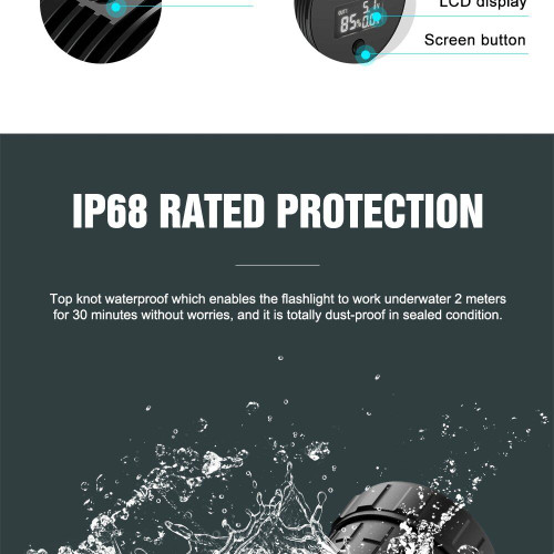 Lumintop Mach Compact 26000 lumen 520m throw rechargeable torch