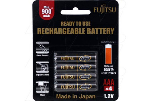 Fujitsu 4 X AAA LSD 950mAh NiMH Batteries HR-4UTHC(4B) Fujitsu 4 X AAA LSD 950mAh NiMH Batteries HR-4UTHC(4B)