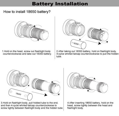 Manker MC13 II SBT90.2 Mini 4500 lumen 665m rechargeable thrower