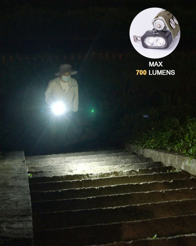 RovyVon E1 GITD Hybrid 700 lumen USB-C rechargeable keychain light