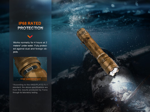 Fenix TK20R UE Compact 2800 lumen rechargeable tactical torch