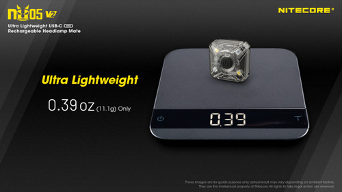 Nitecore NU05 V2 Kit 40 lumen Red & White output rechargeable LED headlamp
