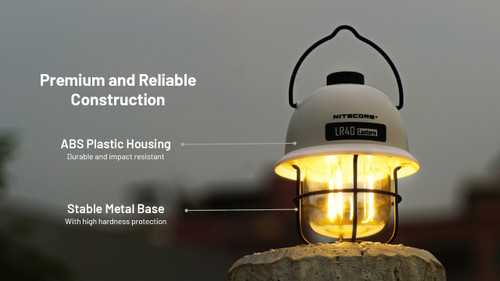 Nitecore LR40 Compact 100 lumen USB-C rechargeable camping lantern