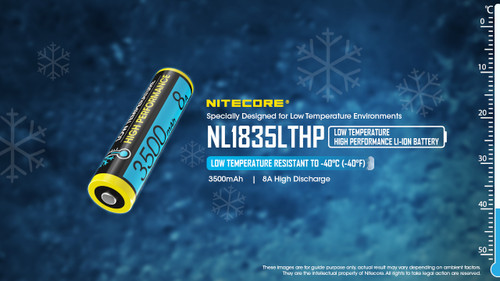 Nitecore NL1835LTHP Low Temperature 18650 rechargeable Li-ion battery